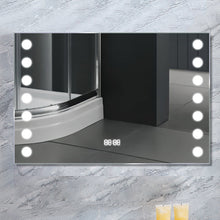 Load image into Gallery viewer, Anti-fog Wall Mounted Mirror LED Illuminated Mirror