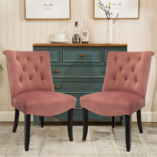 Load image into Gallery viewer, Set of 2 Contemporary Chesterfield Dining Chairs