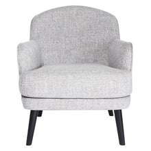 Load image into Gallery viewer, Buttoned Leisure Wingback Armchair, Light Grey