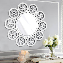 Load image into Gallery viewer, Wall Hung Round Contemporary Art Mirror