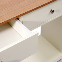 Load image into Gallery viewer, Wooden Console Table Hall End Side Table with 2 Drawers 1 Shelf