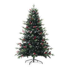 Load image into Gallery viewer, Livingandhome 1.8m Natural Looking Artificial Frosted Christmas Tree for Home, PM1243