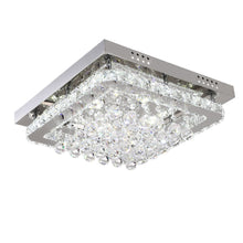 Load image into Gallery viewer, Livingandhome Modern Fancy Crystal LED Flush Mount Ceiling Light Fixture, LG0664
