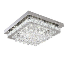 Load image into Gallery viewer, Livingandhome Modern Fancy Crystal LED Flush Mount Ceiling Light Fixture, LG0665