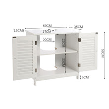 Load image into Gallery viewer, Under Sink Storage Cabinet Double Doors Shelves Cupboard