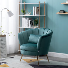 Load image into Gallery viewer, Modern Velvet Fabric Armchair Tub Occasional Chair
