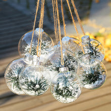 Load image into Gallery viewer, 5 Pcs Christmas Glass Balls Decorative Hanging Ornaments for Christmas Tree