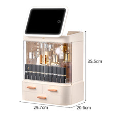 Load image into Gallery viewer, Large Capacity Makeup Organizer LED mirror with /wIthout Tank