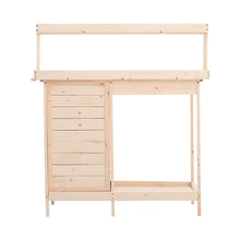 Load image into Gallery viewer, Wooden Garden Potting Bench