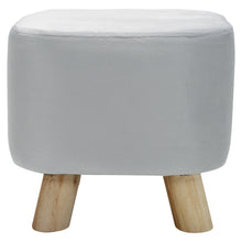 Load image into Gallery viewer, Square Padded Footstool Kids Children Seat Home