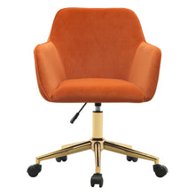 Load image into Gallery viewer, Frosted Adjustable Swivel Velvet Office Chair