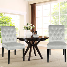 Load image into Gallery viewer, Set of 2 Buttoned Dining Chairs