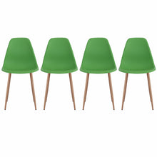 Load image into Gallery viewer, Set of 4 Modern Plastic Dining Chairs