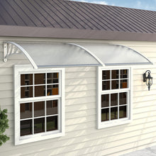 Load image into Gallery viewer, Door Canopy Awning Rain Snow Curved Shelter
