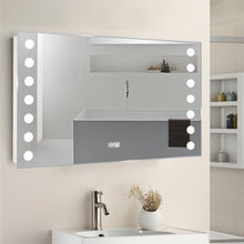 Load image into Gallery viewer, Anti-fog Wall Mounted Mirror LED Illuminated Mirror