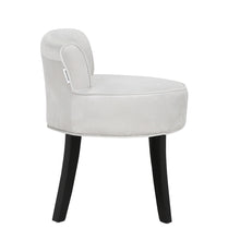 Load image into Gallery viewer, Velvet Soft Seat Low Back Dressing Table Stool