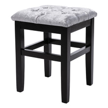 Load image into Gallery viewer, Buttoned Top Dressing Table Chair Bedroom Dresser Make Up Chair Vanity Stool Seat