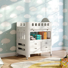 Load image into Gallery viewer, Kidkid Mobile Baby Diaper Changing Table with 4 Drawers and Storage Shelf
