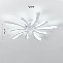 Load image into Gallery viewer, V Shaped Floral Modern Semi-Flush LED Ceiling Light Dimmable/Non-Dimmable Ceiling Lights Living and Home 5 Shades Non-Dimmable 

