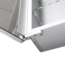 Load image into Gallery viewer, Double Door LED Bathroom Mirror Cabinet with Bluetooth Bathroom Mirror Cabinets Living and Home 

