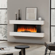 Load image into Gallery viewer, 52 Inch Electric Fireplace Set 2kW Wall Mounted Heater Remote Control Fireplace Suites Living and Home 
