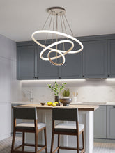 Load image into Gallery viewer, Modern LED Pendant with 3 Circle Rings - Dimmable Pendant Living and Home 
