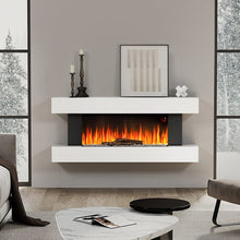 Load image into Gallery viewer, 52 Inch Electric Fireplace Set 2kW Wall Mounted Heater Remote Control Fireplace Suites Living and Home 
