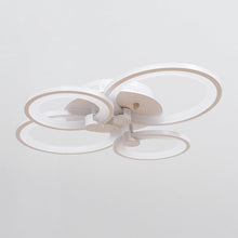 Load image into Gallery viewer, 4/6/8 Rings Circle LED Semi-Flush Ceiling Light Dimmable/Non-Dimmable Ceiling Lights Living and Home 
