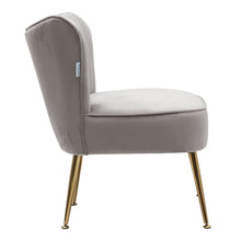 Load image into Gallery viewer, Velvet Cocktail Chairs Accent Chairs with Gold Legs Cocktail Chairs Living and Home 
