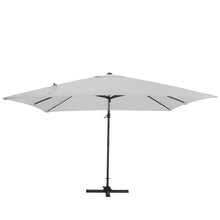 Load image into Gallery viewer, Copy of Light Grey 3 x 3 m Square Cantilever Parasol Outdoor Hanging Umbrella for Garden and Patio Parasols Living and Home 
