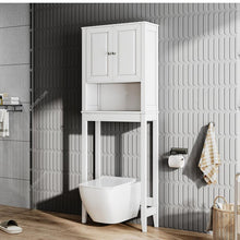 Load image into Gallery viewer, Freestanding Over-the-Toilet Storage Cabinet Living and Home 
