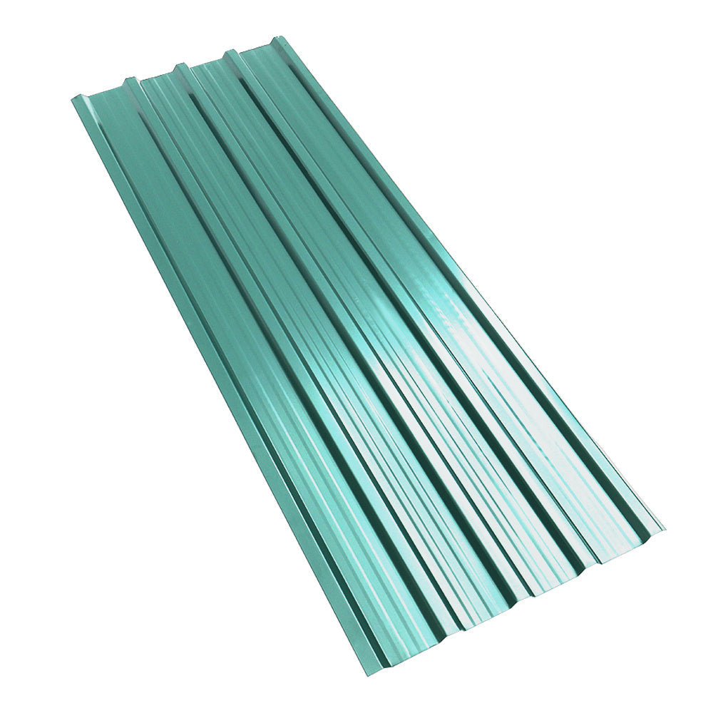 Livingandhome Set of 12 Steel Corrugated Panels, PM1331