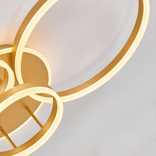 Load image into Gallery viewer, 2/3.5 ft Circles Ceiling Light with LED Dimmable/Non-Dimmable Ceiling Lights Living and Home 
