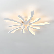 Load image into Gallery viewer, V Shaped Floral Modern Semi-Flush LED Ceiling Light Dimmable/Non-Dimmable Ceiling Lights Living and Home 
