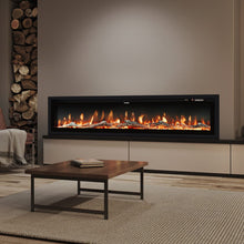 Load image into Gallery viewer, 40/50/60 Inch Electric Fireplace 9 Colour LED Flame Effect Heater With Remote Control Freestanding Fireplaces Living and Home 60 Inches 
