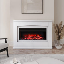 Load image into Gallery viewer, 48 Inch Inset Electric Fireplace 1800W Indoor Heater Fireplace Suites Living and Home 
