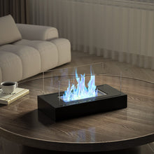 Load image into Gallery viewer, 35cm Long Bio Ethanol Fireplace Tabletop Metal Base Burner Fire Bio Ethanol Fireplaces Living and Home 

