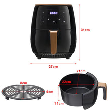Load image into Gallery viewer, 4.5 litre Air Fryer with Non-stick Basket and Digital Screen Control Cookware Living and Home 
