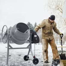 Load image into Gallery viewer, Durable and Versatile Cement Mixer with Easy Movement Cement Mixers Living and Home Large Orange 
