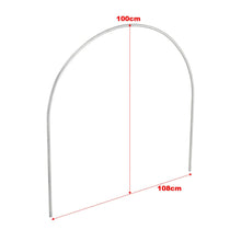 Load image into Gallery viewer, High-quality Galvanized Zinc Iron Greenhouse Hoop with Easy-Grip Clips Greenhouses Living and Home 
