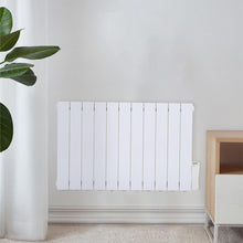 Load image into Gallery viewer, 2000W Oil Filled Electric Radiator Heater Wall Mounted or Portable with LCD Thermostat Space Heaters Living and Home 

