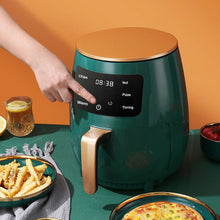 Load image into Gallery viewer, 4.5 litre Air Fryer with Non-stick Basket and Digital Screen Control Cookware Living and Home Green 
