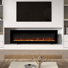 Load image into Gallery viewer, 40/50/60/70/80 Inch Electric Fireplace 9 Colour LED Flame Effect Heater With Remote Control Freestanding Fireplaces Living and Home 50 Inches Version B 
