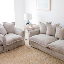 Load image into Gallery viewer, Cottonfy Corduroy Padded Upholstery Cloud Sofa for Small Apartment Cottonfy UK 
