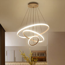 Load image into Gallery viewer, Modern LED Pendant with 3 Circle Rings - Dimmable Pendant Living and Home 
