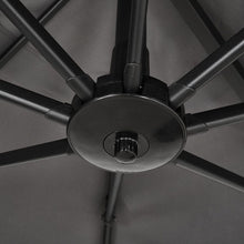 Load image into Gallery viewer, Grey 2.5m Cantilever Parasol with Base for Garden Parasols Living and Home 

