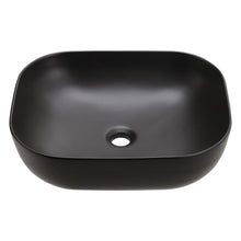 Load image into Gallery viewer, Ceramic Sink with Matte Black Finish for Bathroom Bathroom Sinks Living and Home 
