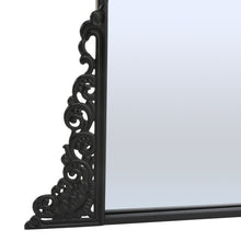 Load image into Gallery viewer, 180cm H Vintage Black Carved Arched Mirror Wall Mirrors Living and Home 
