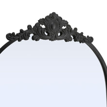 Load image into Gallery viewer, 180cm H Vintage Black Carved Arched Mirror Wall Mirrors Living and Home 

