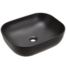 Load image into Gallery viewer, Ceramic Sink with Matte Black Finish for Bathroom Bathroom Sinks Living and Home 
